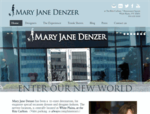 Tablet Screenshot of mjdenzer.com
